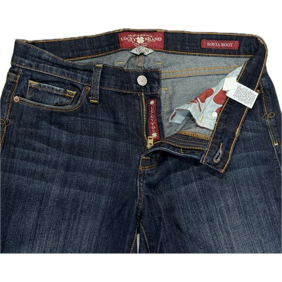 Lucky Brand Sofia Bootcut Jeans | Mid Rise | Size 10 | Dark Wash - Picture 3 of 3
